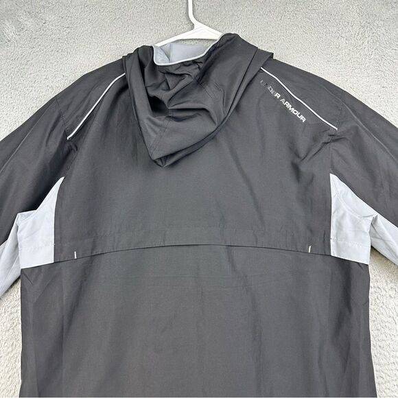Vanderbilt Under Armour Storm Jacket Mens Medium Black Gray Allseason Gear Loose - Picture 7 of 16